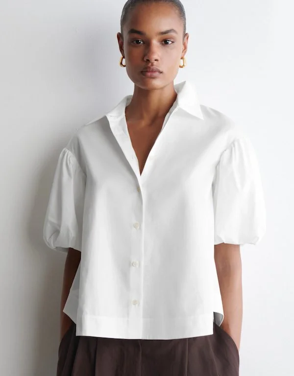 COS * PUFF SLEEVE SHIRT * $129