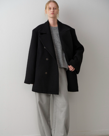Facade Pattern * Oversized Cashmere Peacoat
