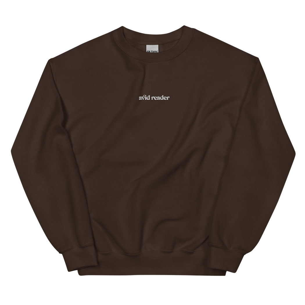 avid reader sweatshirt / DNAMAG