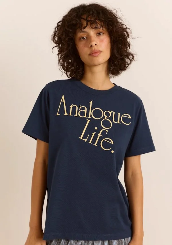 analogue t-shirt by damson madder