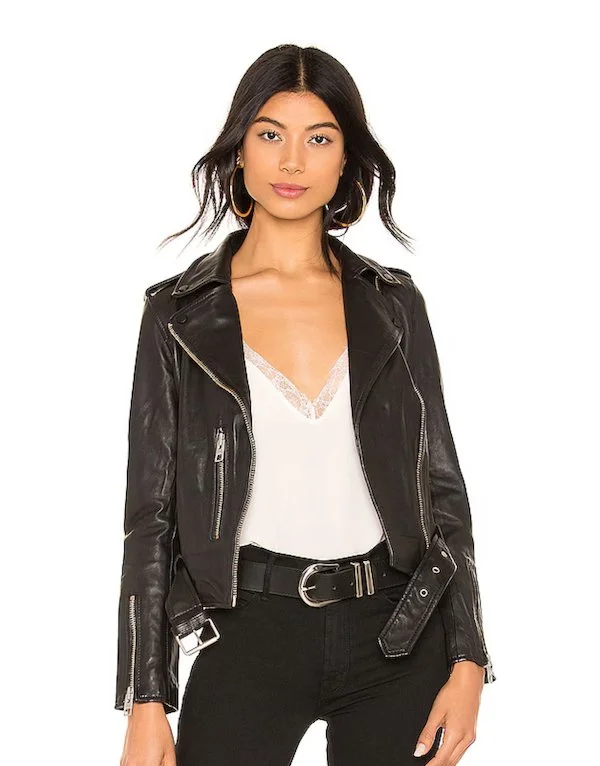 Allsaints leather biker jacket