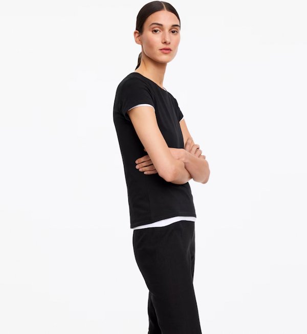 Arket slim cap t-shirt 