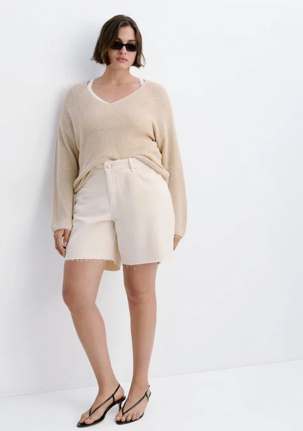 Mango denim shorts
