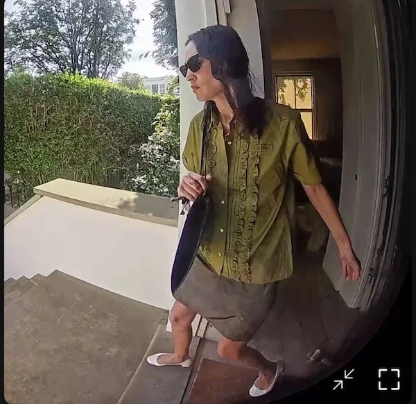 Alexa Chung door cam outfits