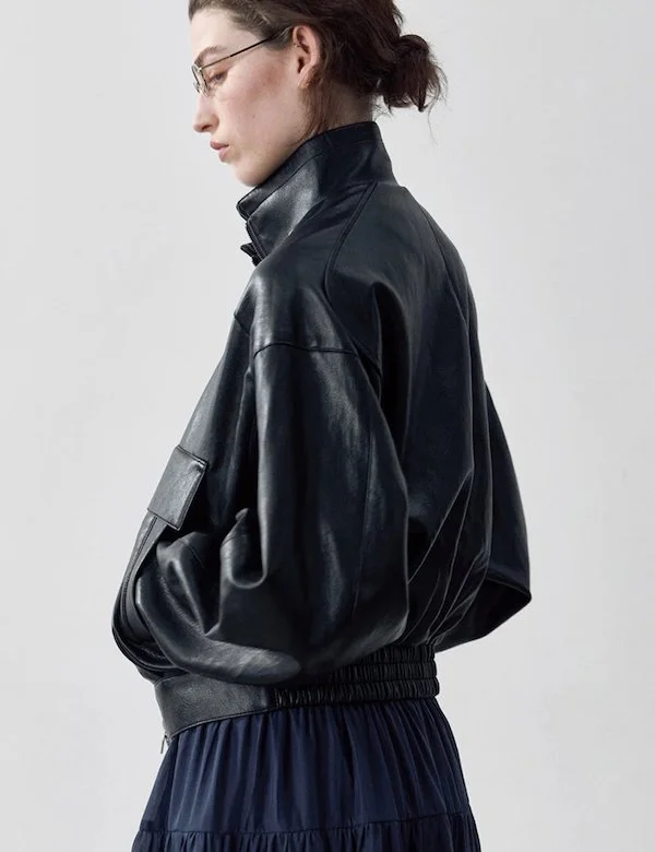 Pixie Market leather bomber jacket
