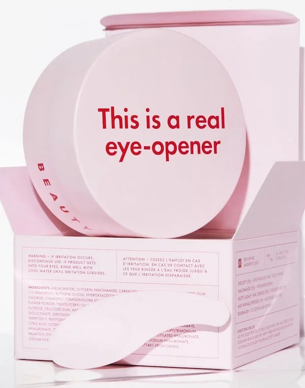 Beauty Pie depuffing under-eye gel pad