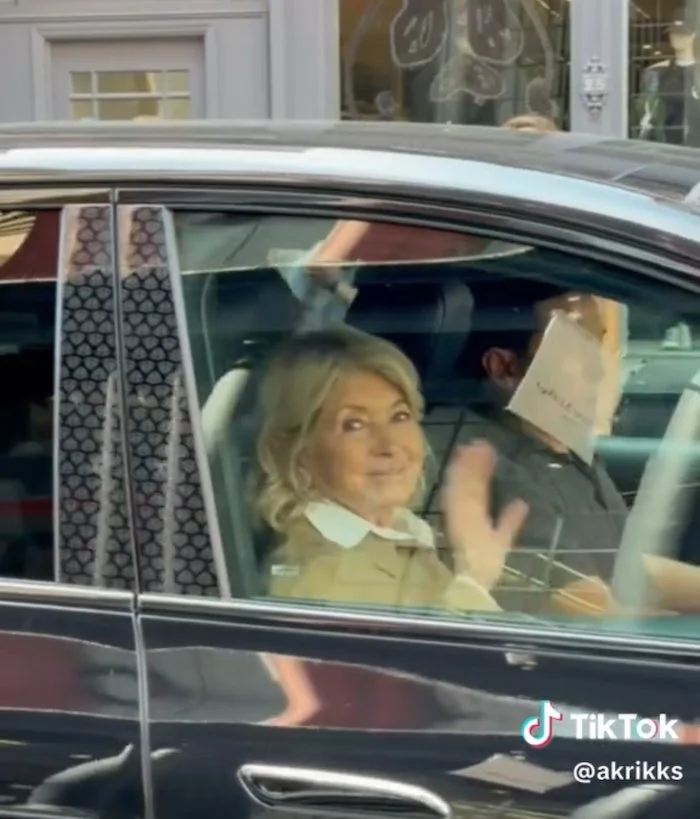 Martha Stewart at New York Fashion Week