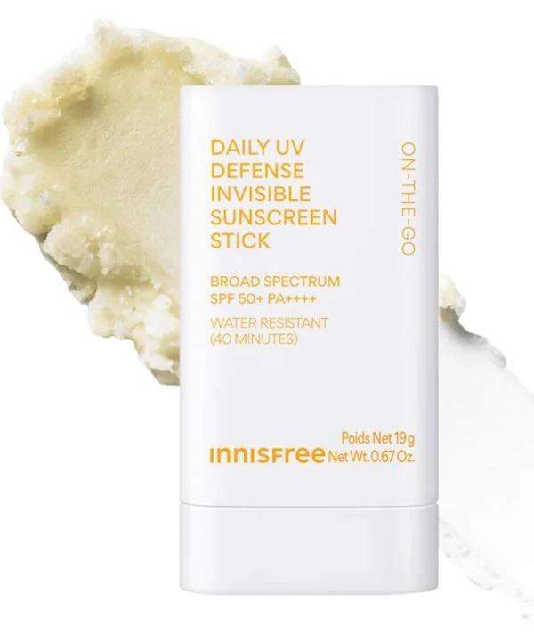 Innisfree daily uv defense invisible sunscreen stick spf 50