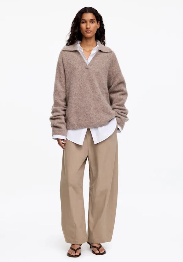 Arket barrel trouser