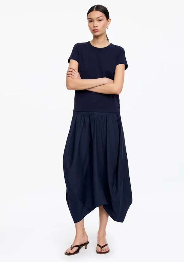 Arket balloon midi skirt