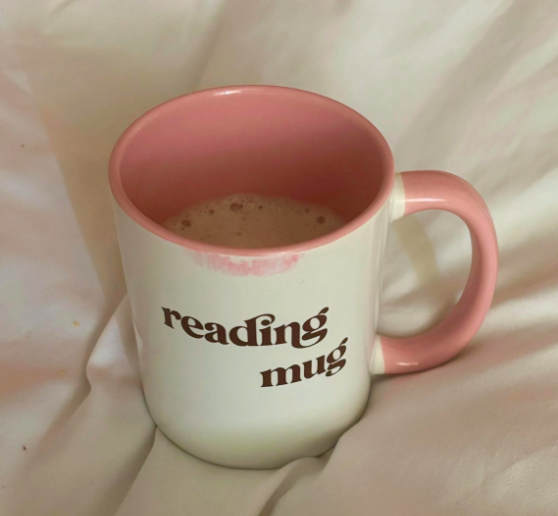 ceramic reading mug by dnamag