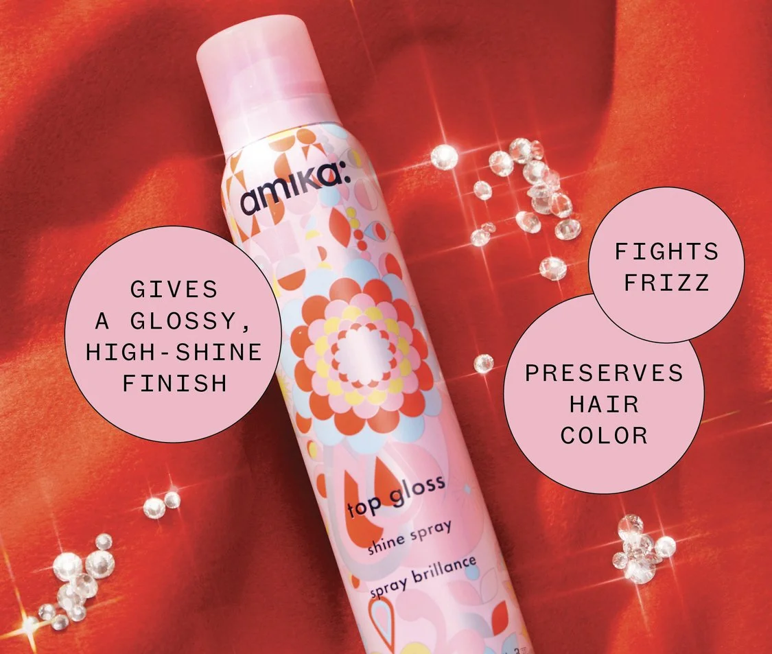 Amika top gloss hair shine spray