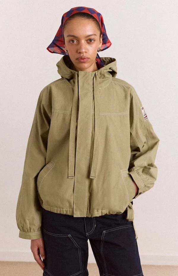 Damson Madder hooded jacket