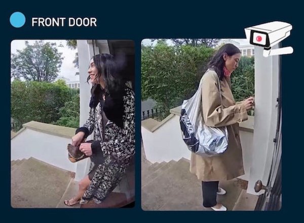 Alexa Chung door cam outfits