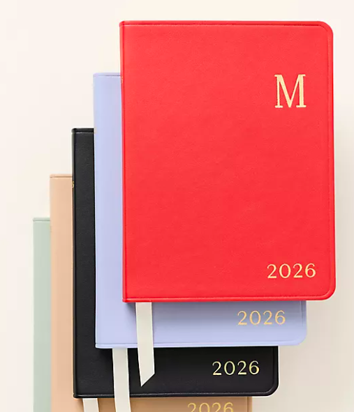 Anthropologie monogram planner