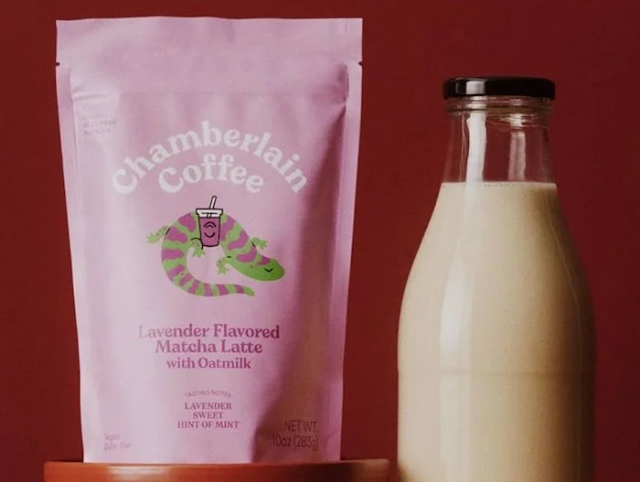 Chamberlain Coffee lavender matcha latte