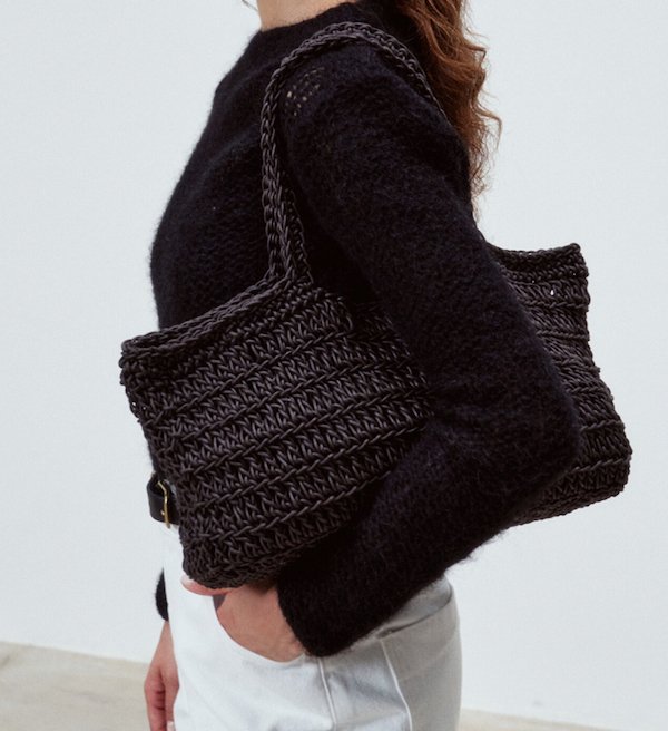 AUTT handwoven straw bag