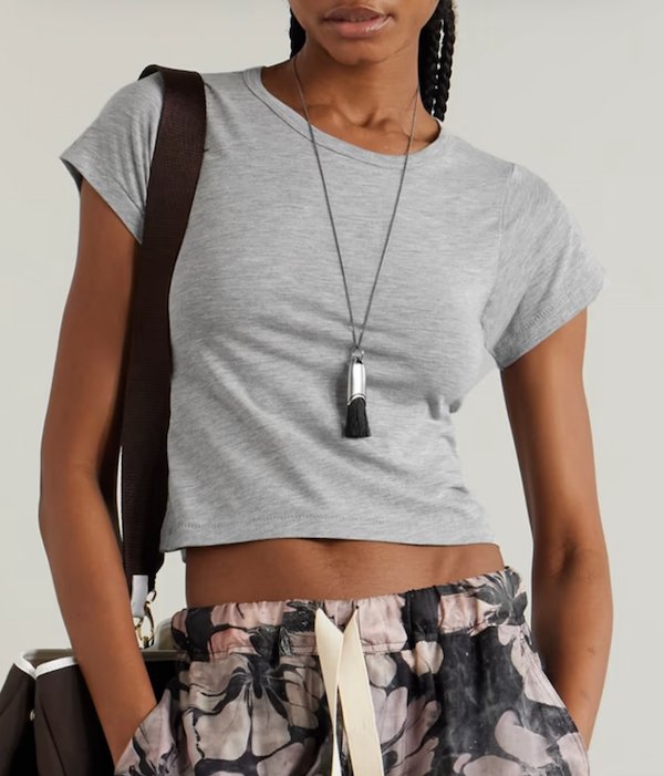 Eterne cotton jersey baby tee