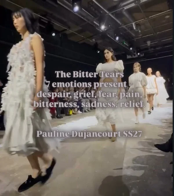 Pauline Dujancourt ss27 at London Fashion Week