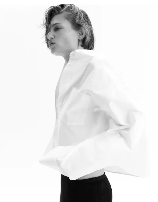 H&M cotton poplin shirt