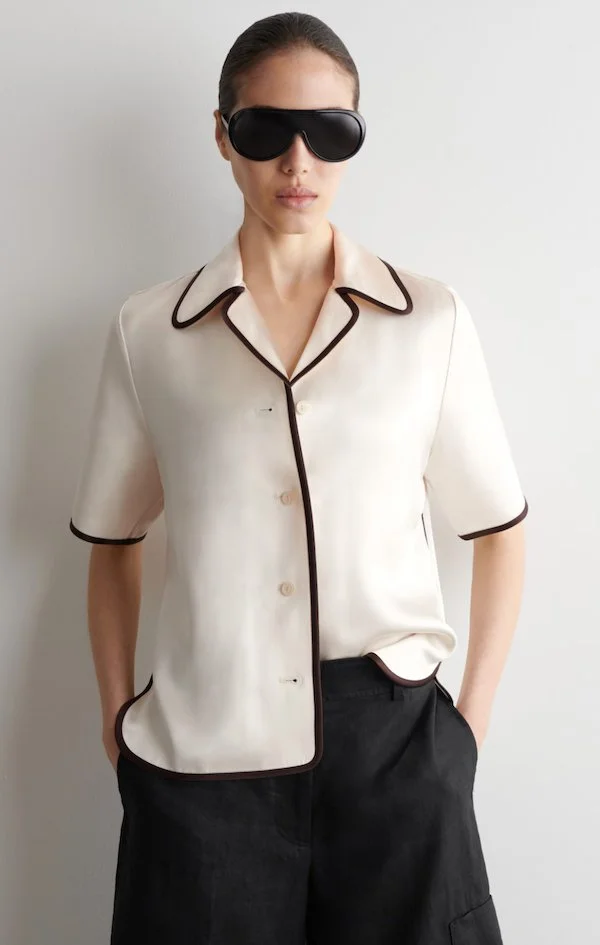 Cos satin shirt