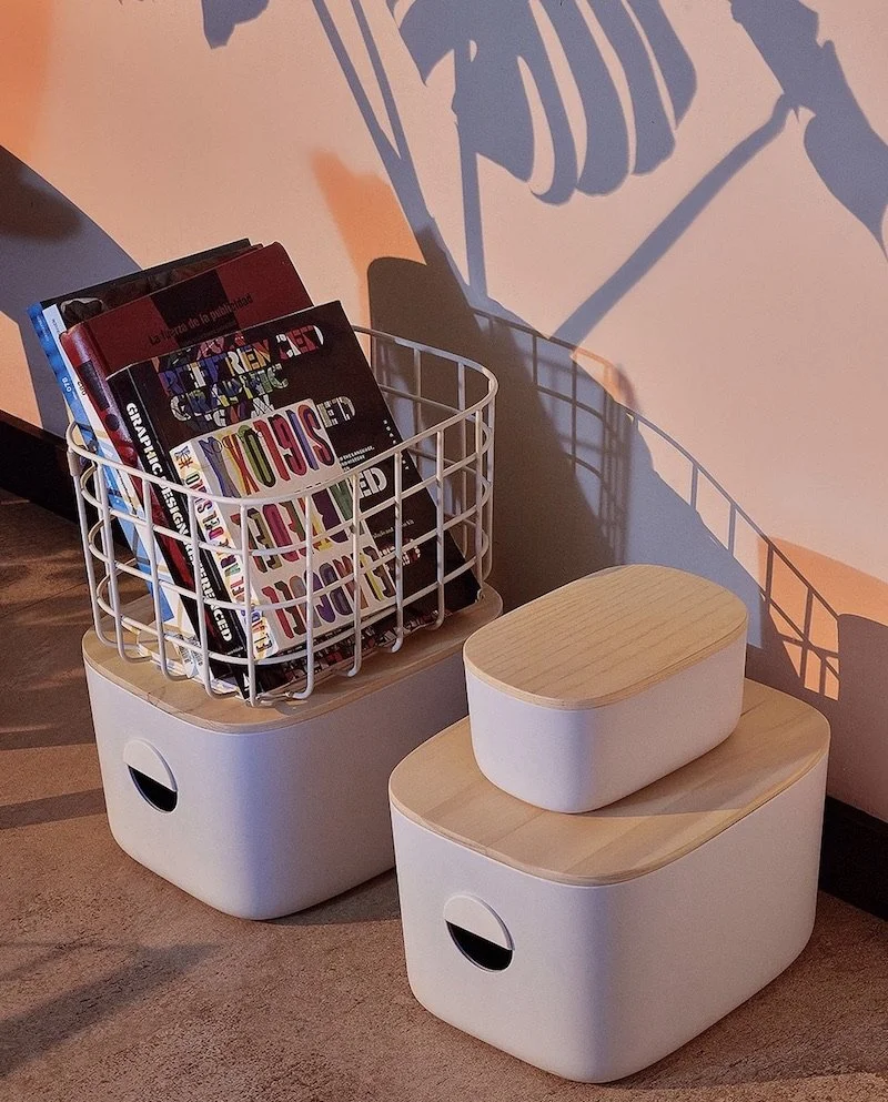 Open Spaces storage bins