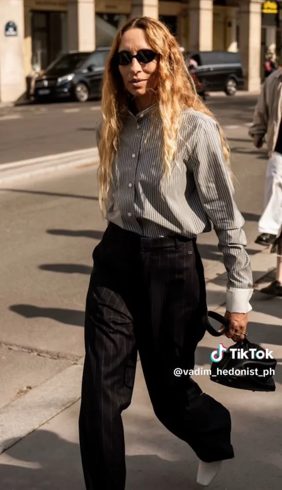 Paris fashion week street style