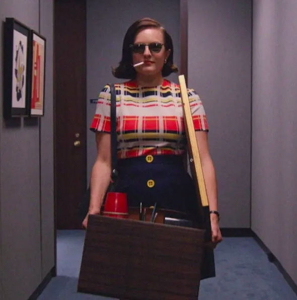 Peggy Olsen in "Mad Men"