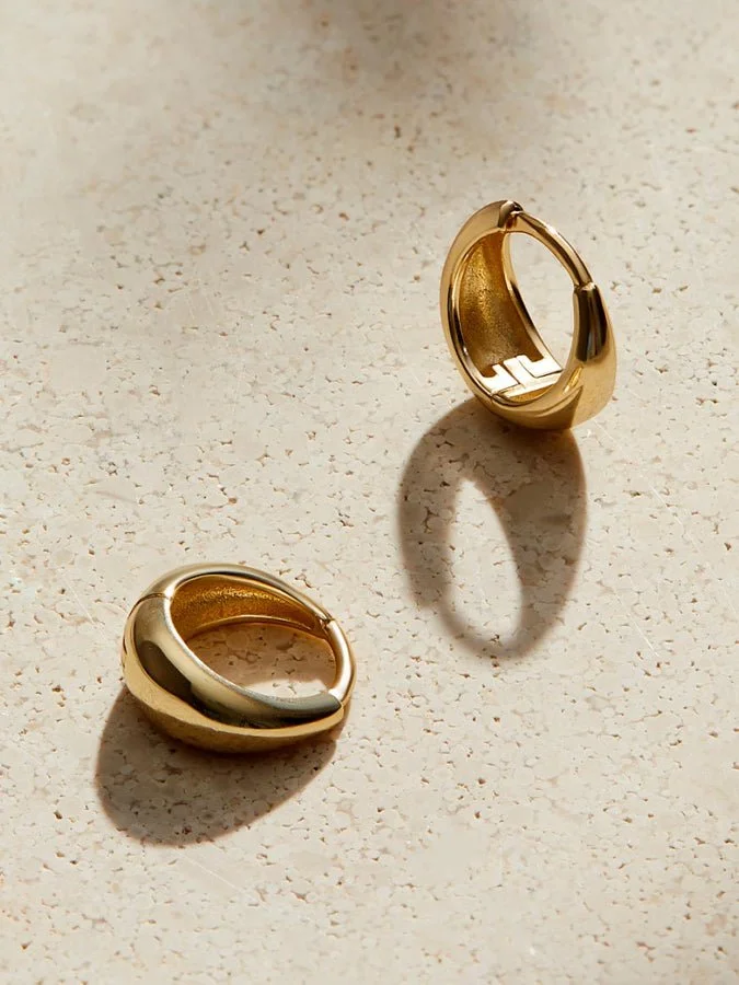 Ana Luisa gold hoop earrings