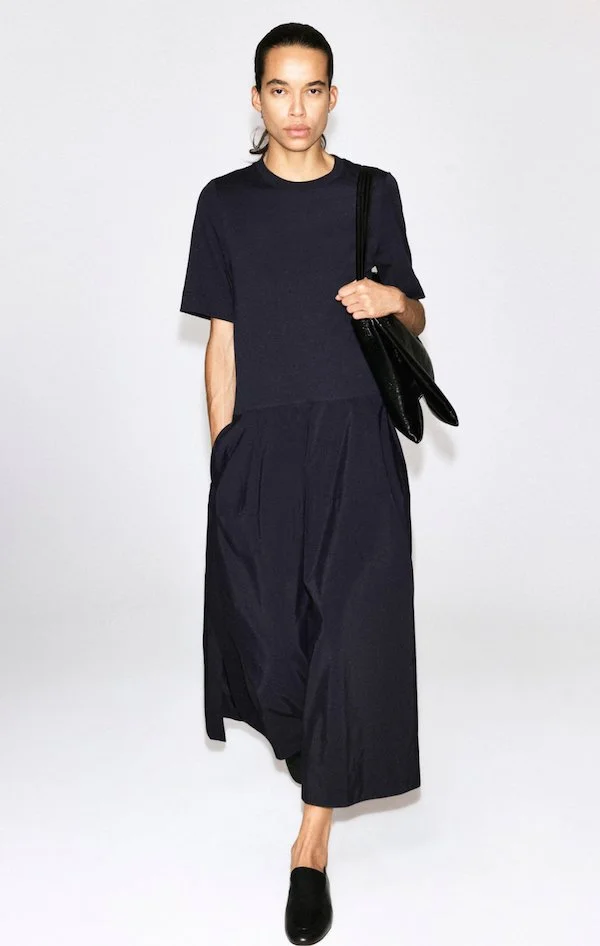 Cos drop waist midi dress