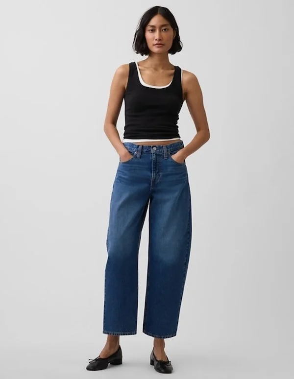 Gap barrel jeans