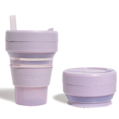 Stojo collapsible travel coffee cup
