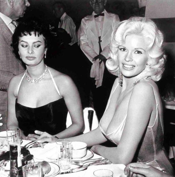 Sophia Loren and Jayne Mansfield