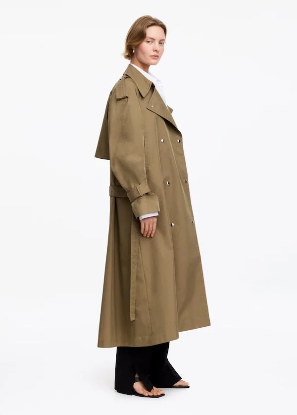 Arket relaxed trench coat