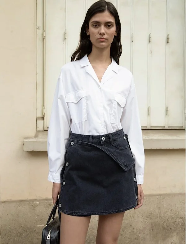 Pixie Market denim skort