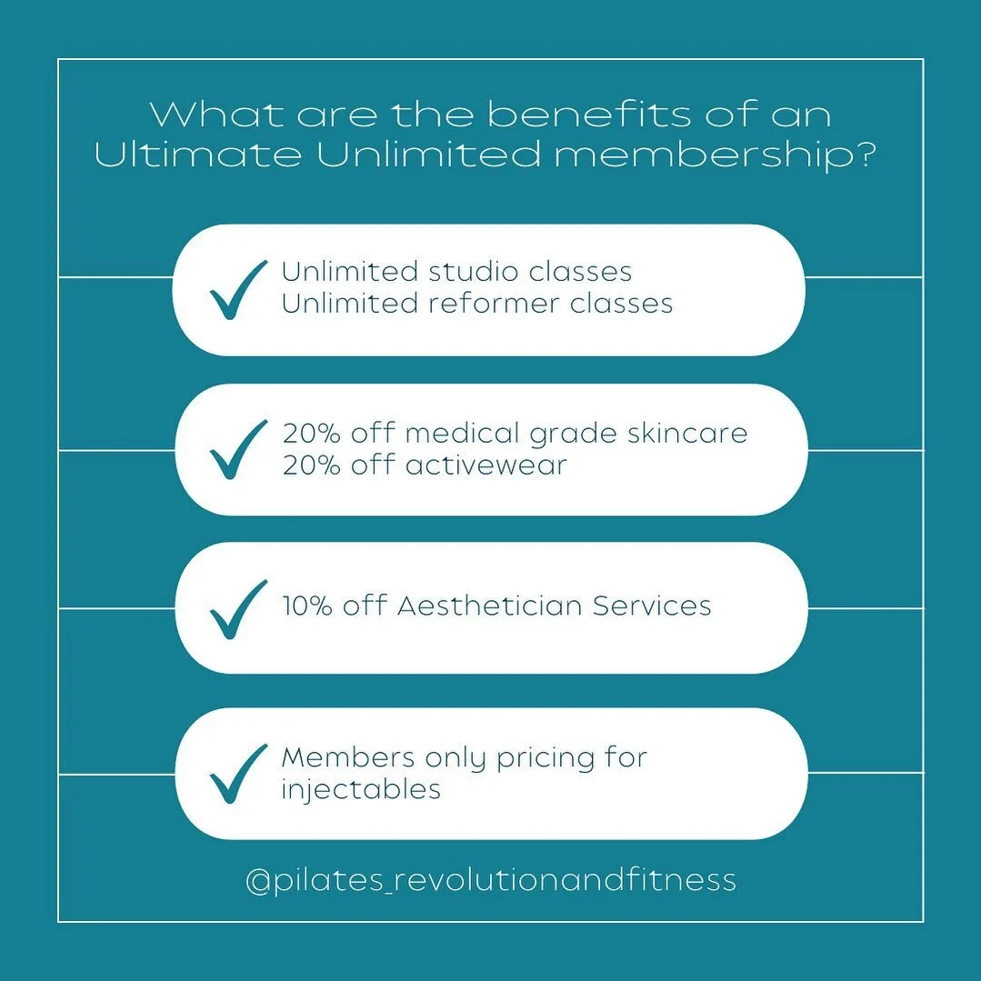 Did you know that your Ultimate Unlimited membership comes with THIS many presents?🎁💄💋 What can I say? We like to spoil you guys🤷🏼&zwj;♀️✨

#pilatesstudio #praesthetics #skincare #bodycare #pilatesrevolution #fitness #draperutah
