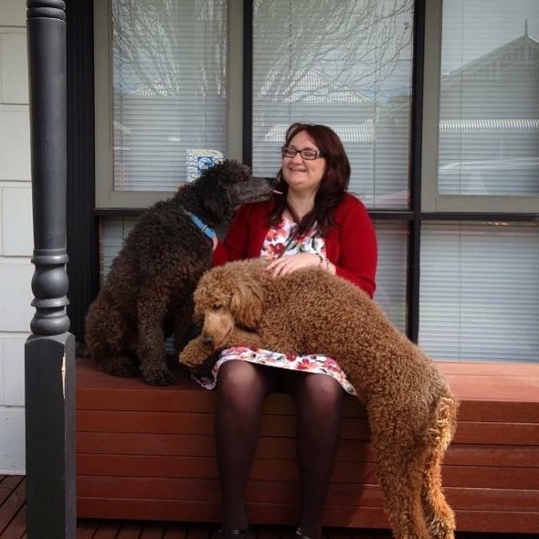 The Secret to Happiness: Poodles. 🐩 🐩 #standardpoodle #standardpoodlesofinstagram #henryandheidi