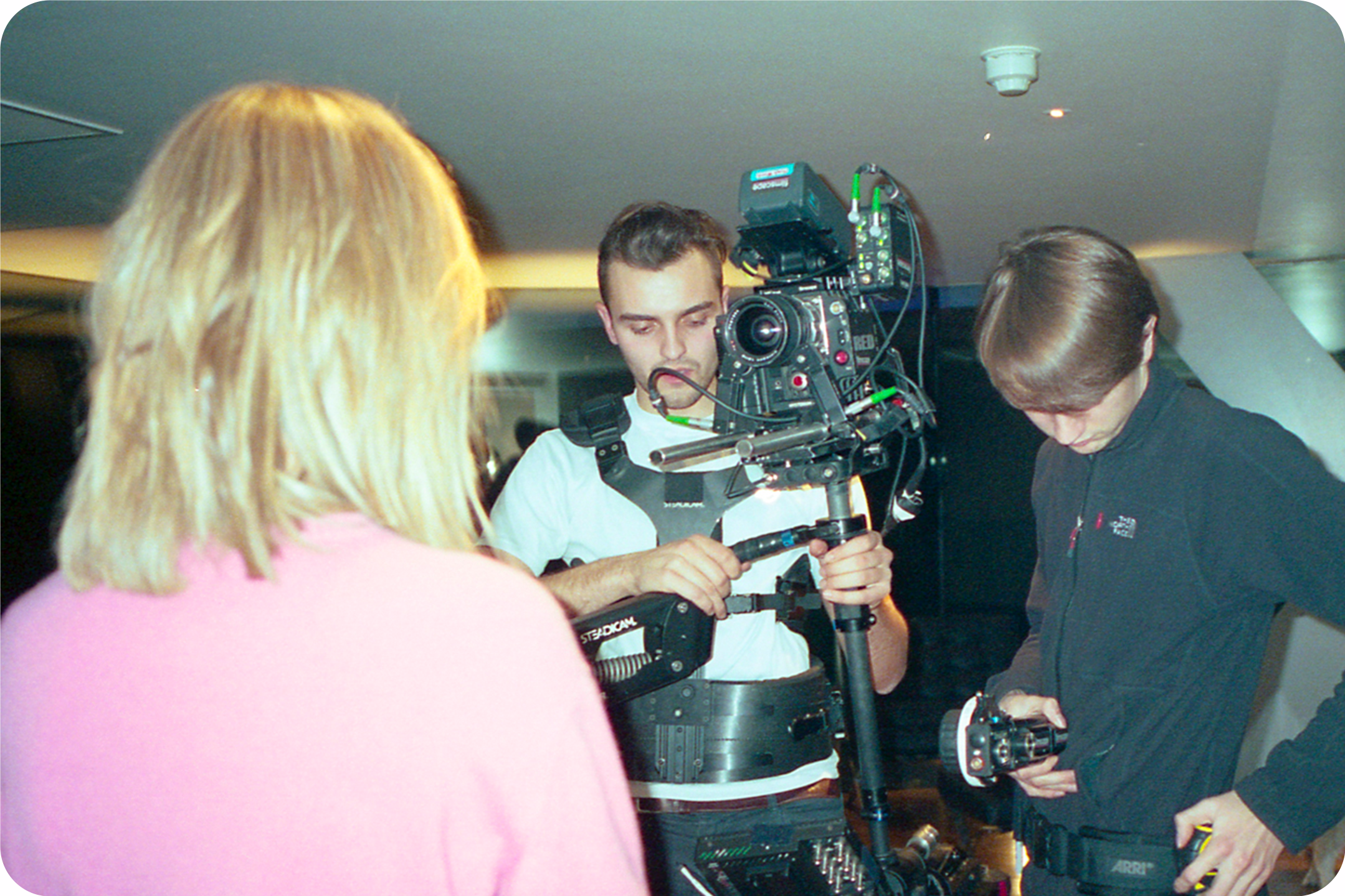 A twenty-two year old Archie filming Florrie’s music video in 2014.