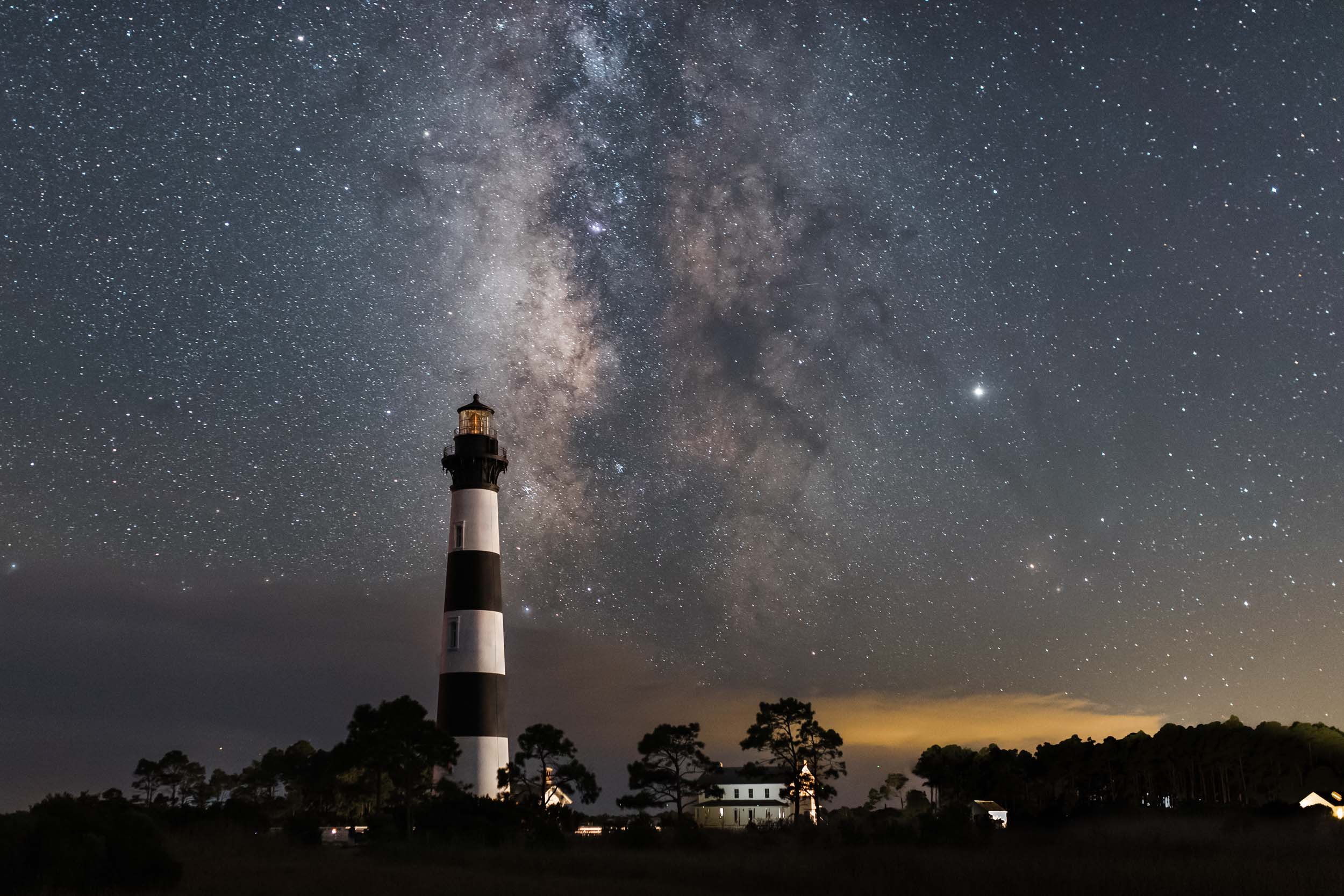 Bodie Island Lighthouse Milky Way