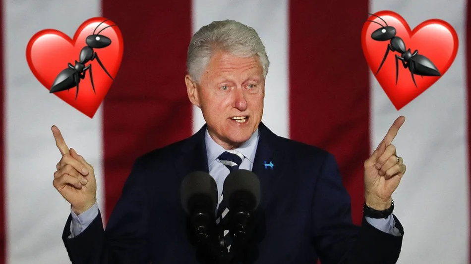 Bill Clinton Owns Two Ant Farms!