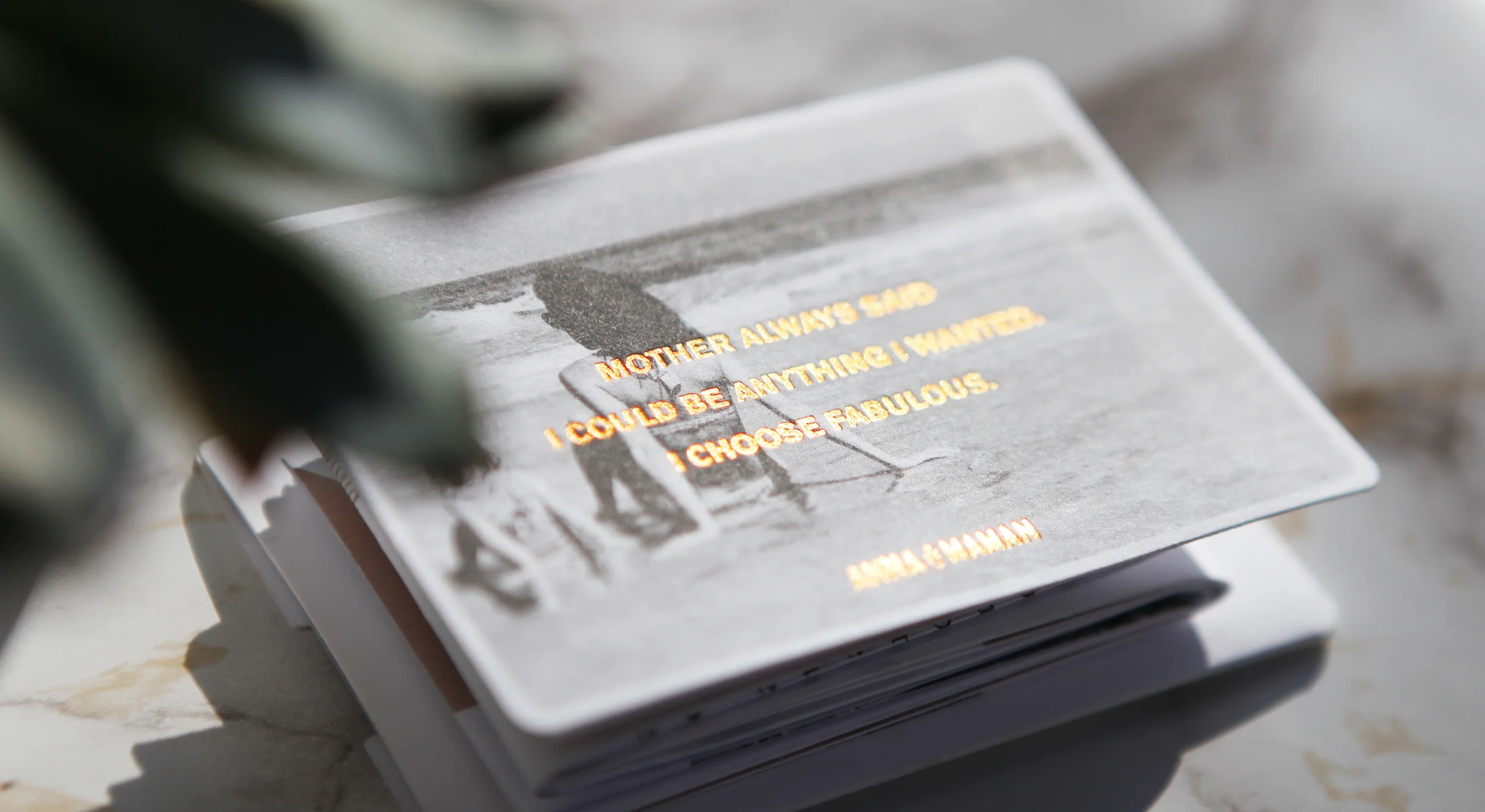 Anna & Maman — XL visitekaart