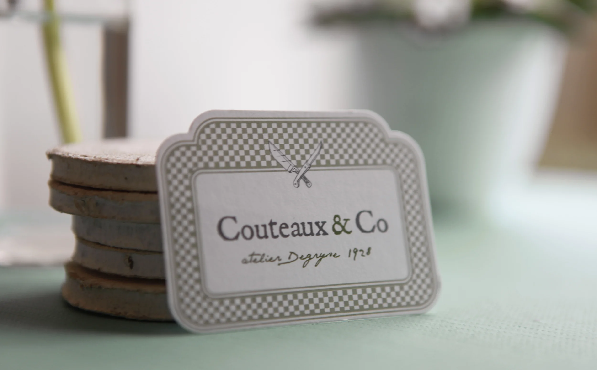 Couteaux & Co — messenslijperij Kortrijk — logo & huisstijl