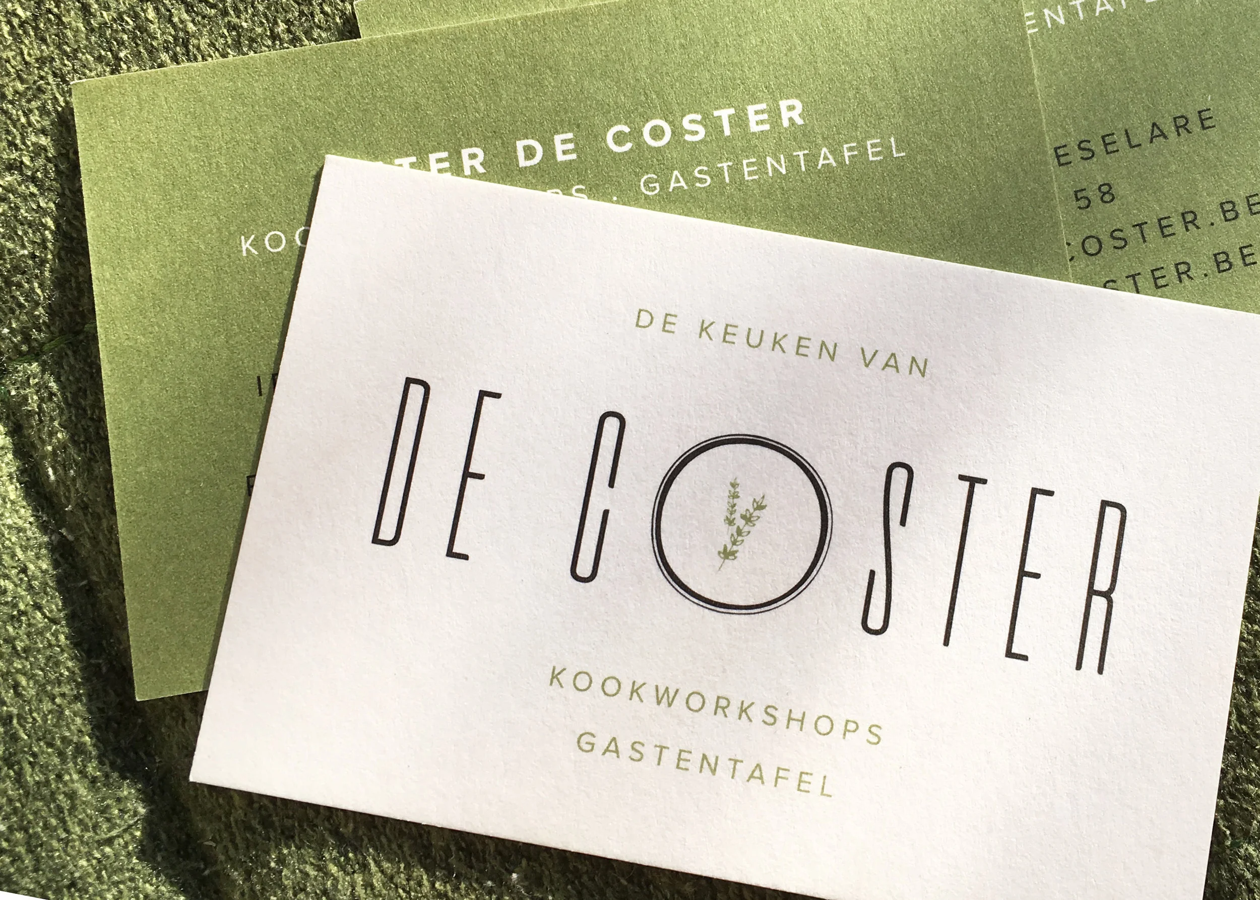 De keuken van De Coster — huisstijl