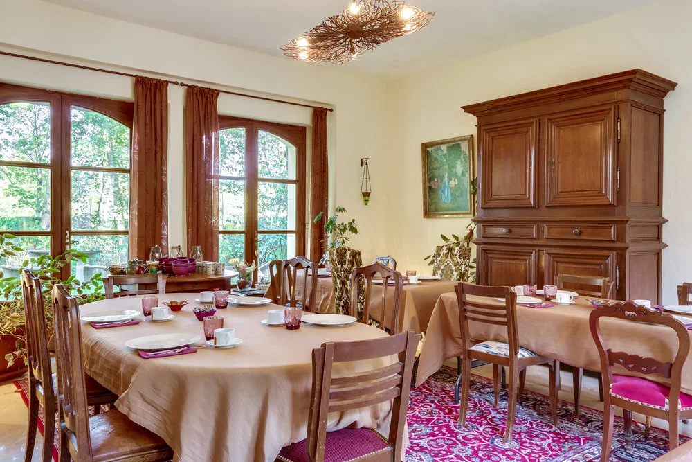De eetkamer