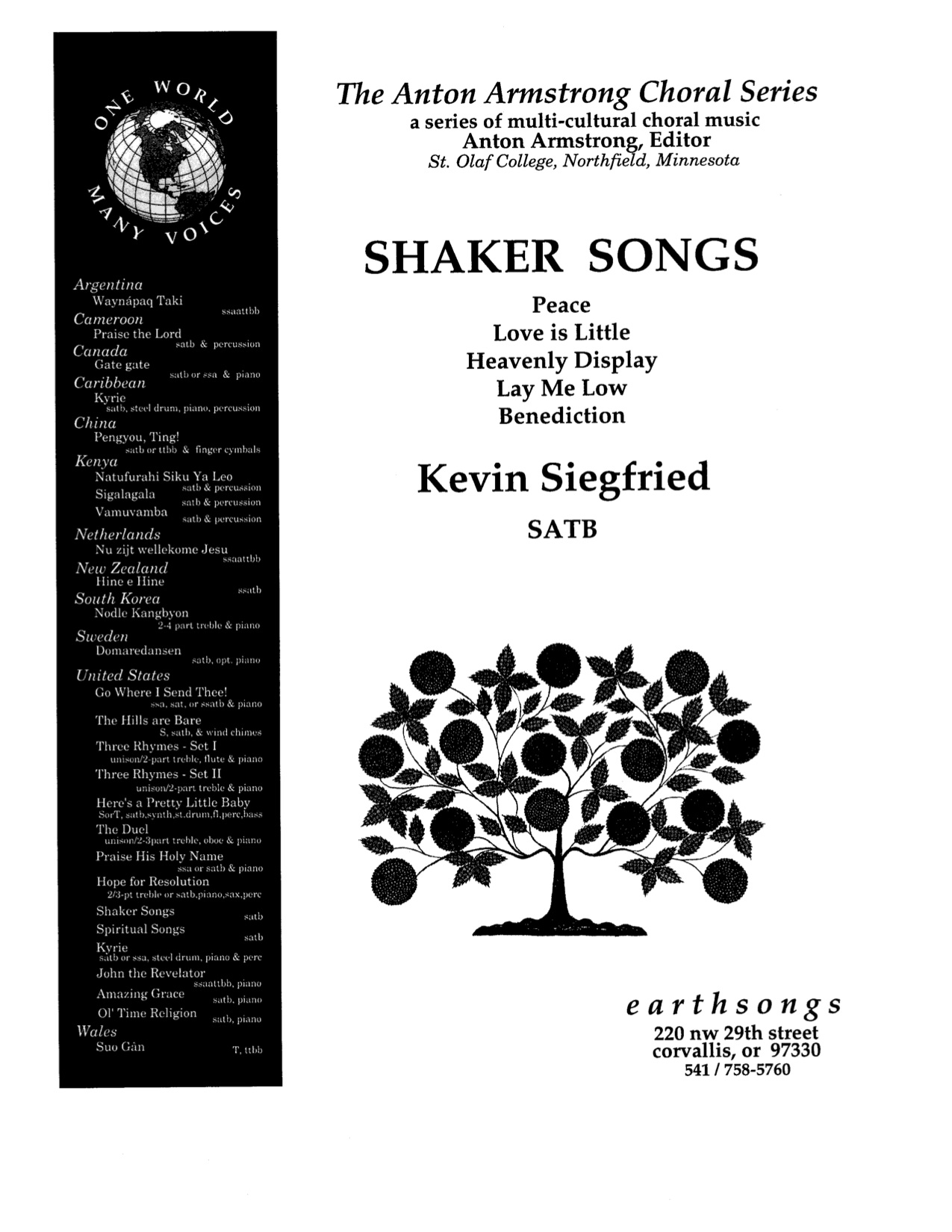 Shaker Songs