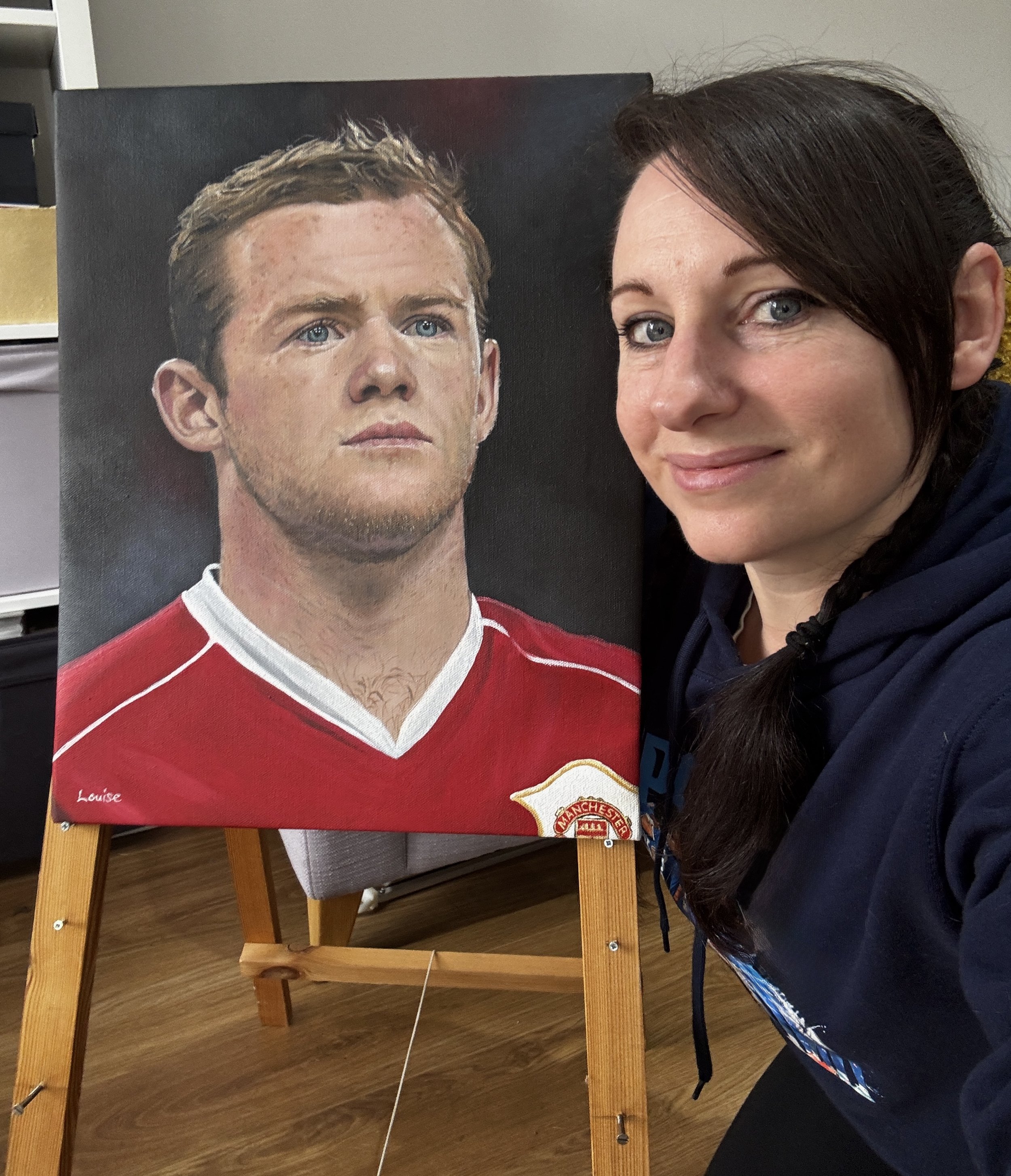 Wayne Rooney painting / Manchester United
