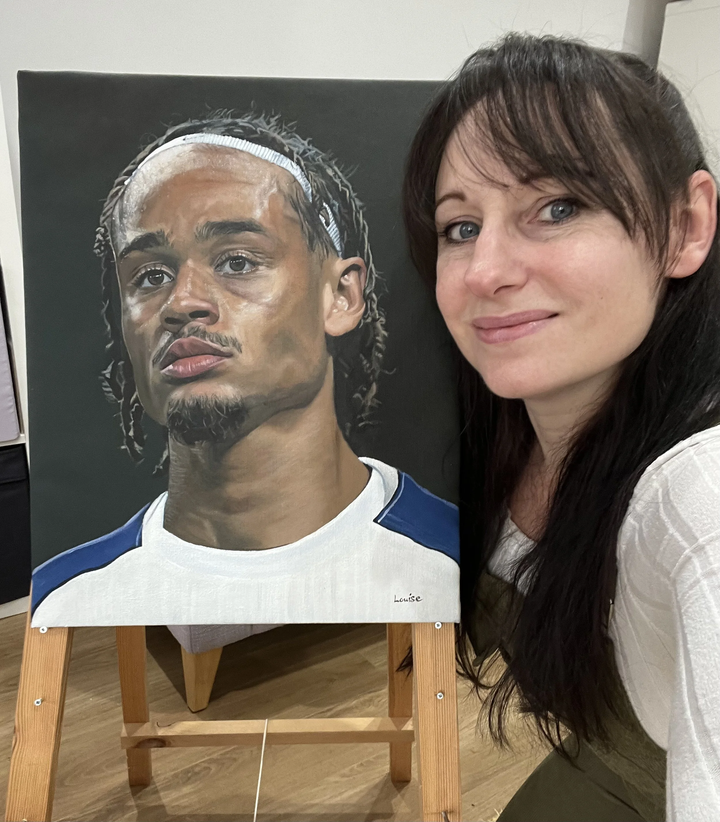 Xavi Simons painting / Tottenham Hotspur