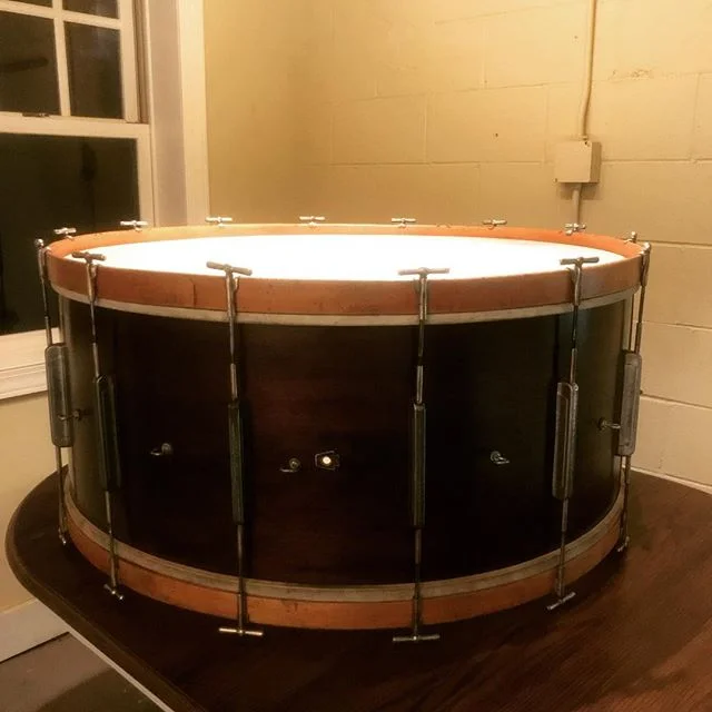 12 August 2018 &bull; #DB01
The 1937 Ludwig is back! Hard to believe this beautiful instrument is 81 years old. #bass #drum #music #percussion #ludwigdrums