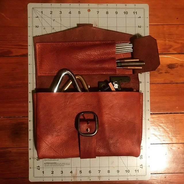 3 June 2019
Tried something new last week&mdash;the result: a leather triangle bag with plenty of space for triangles, clips, and beaters. Thanks to the team at @tandyleather for their assistance. &mdash;
#triangle #bag #percussion #drums #leather #m