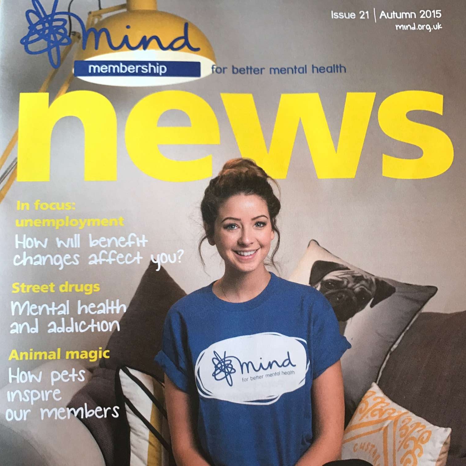 Zoella interview for Mind Membership News